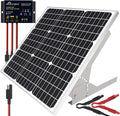 50W 12V Solar Panel Kit with Waterproof Controller and Adjustable Mount Bracket R1681