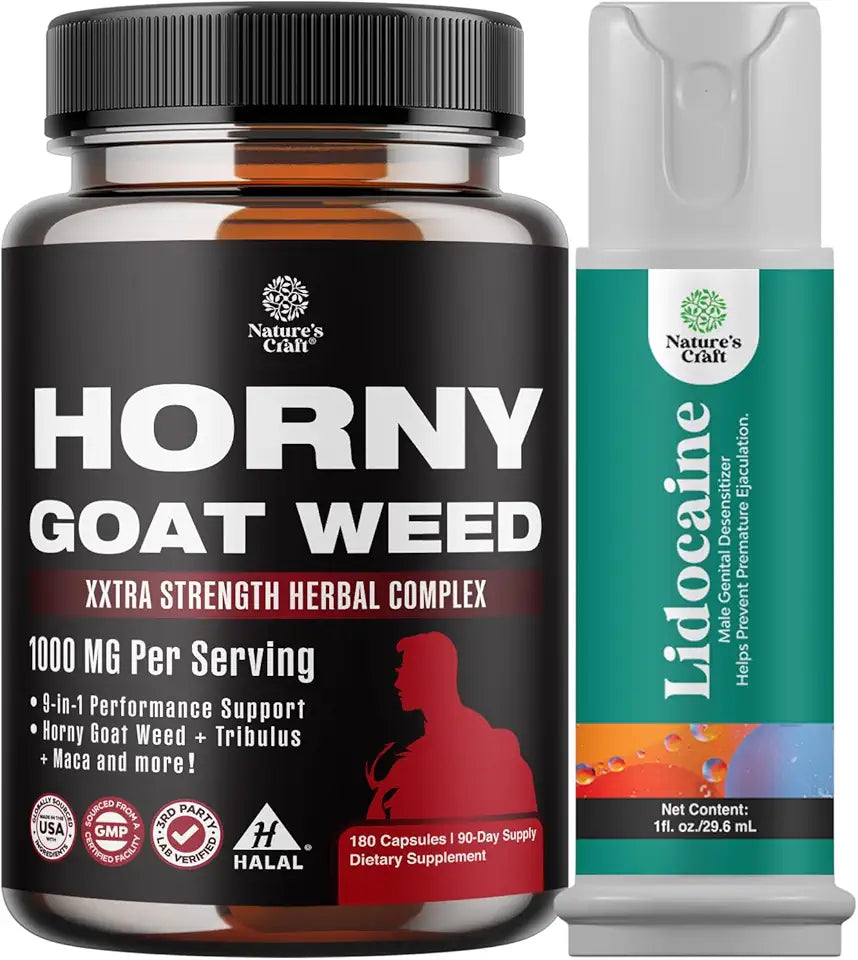 Horny Goat Weed and Lidocaine Desensitizing Topical Spray D897