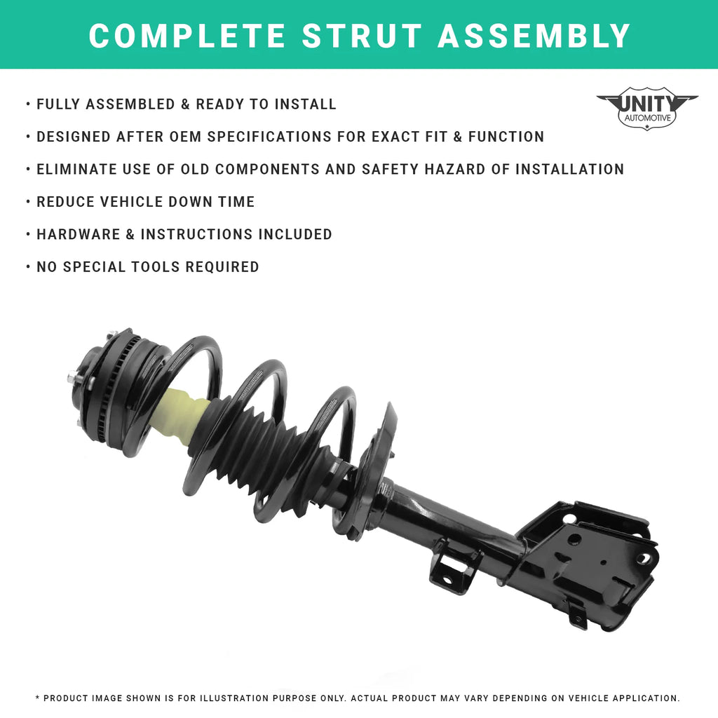 Rear Left Complete Strut Assembly E591