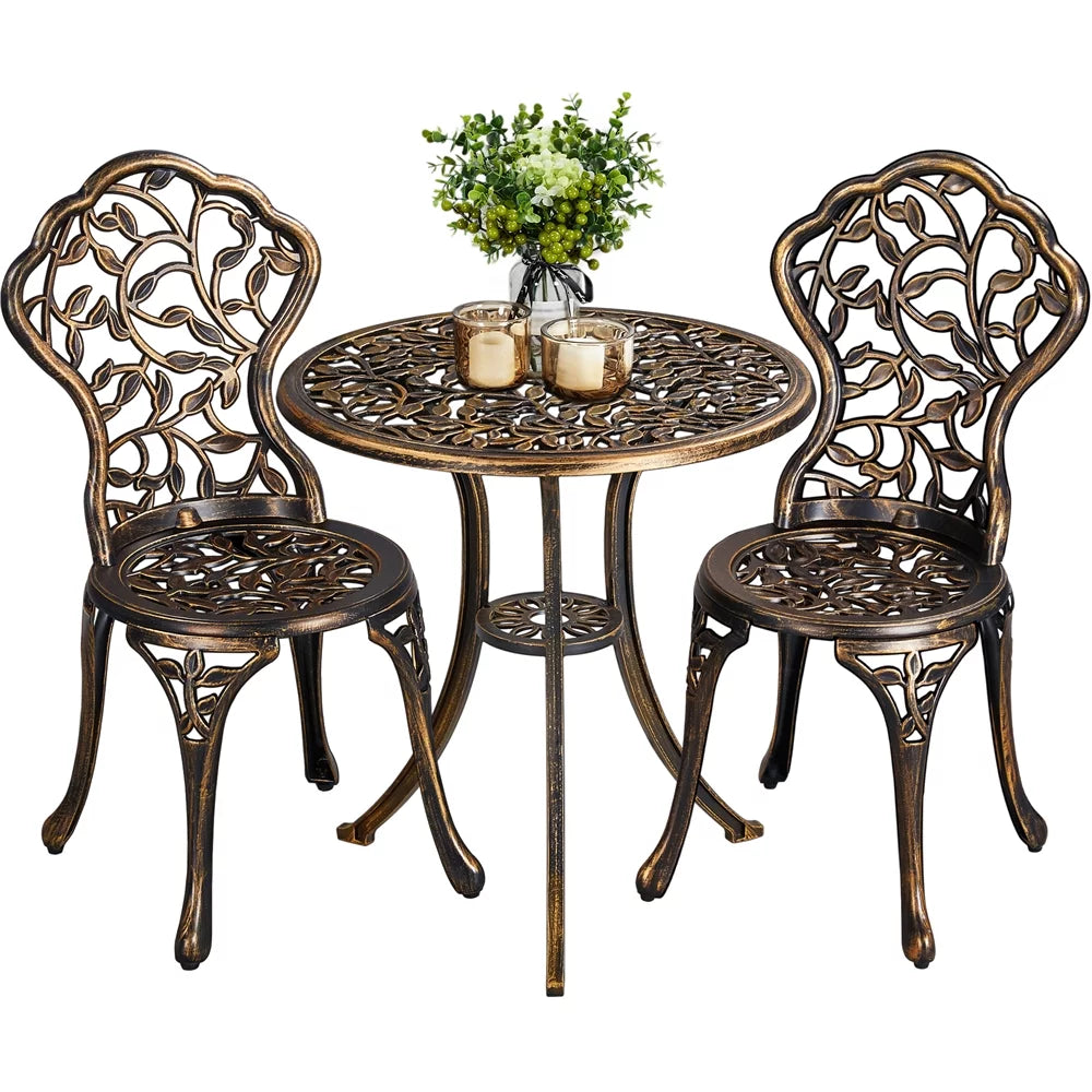 3 Piece Patio Bistro Table Set Q69091