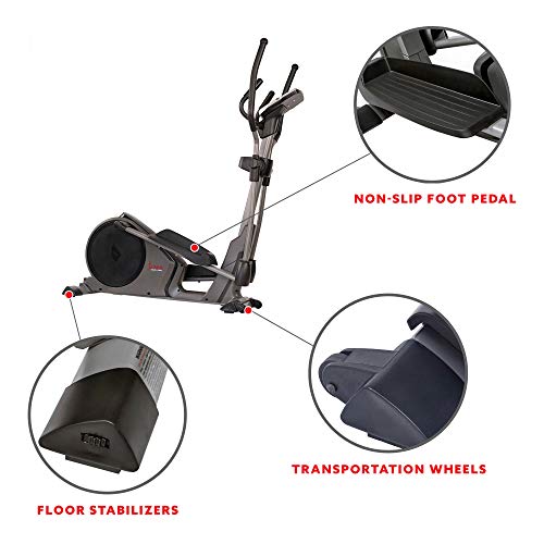 Programmable 16 Electro-Magnetic Elliptical Cross Trainer Exercise Machine L17592