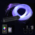 Bluetooth 6W RGB LED Fiber Optic Star Ceiling Light Kit with Remote Z7194