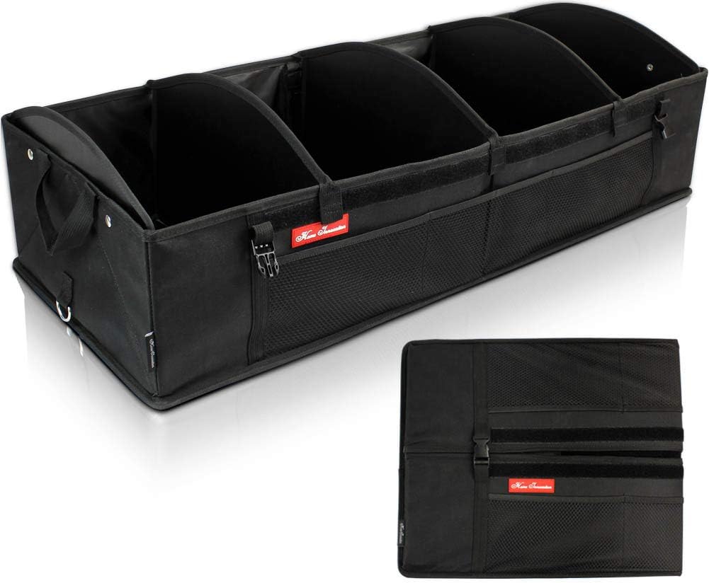 4 Compartment Foldable Car Trunk Organizer T13323