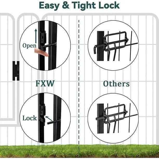 16 Panel 32 Height Dog Playpen with Doors O7032