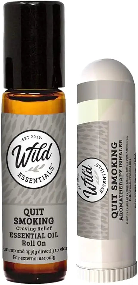 Nasal Inhaler and Roll On Essential Oils 2 Piece Set V8722