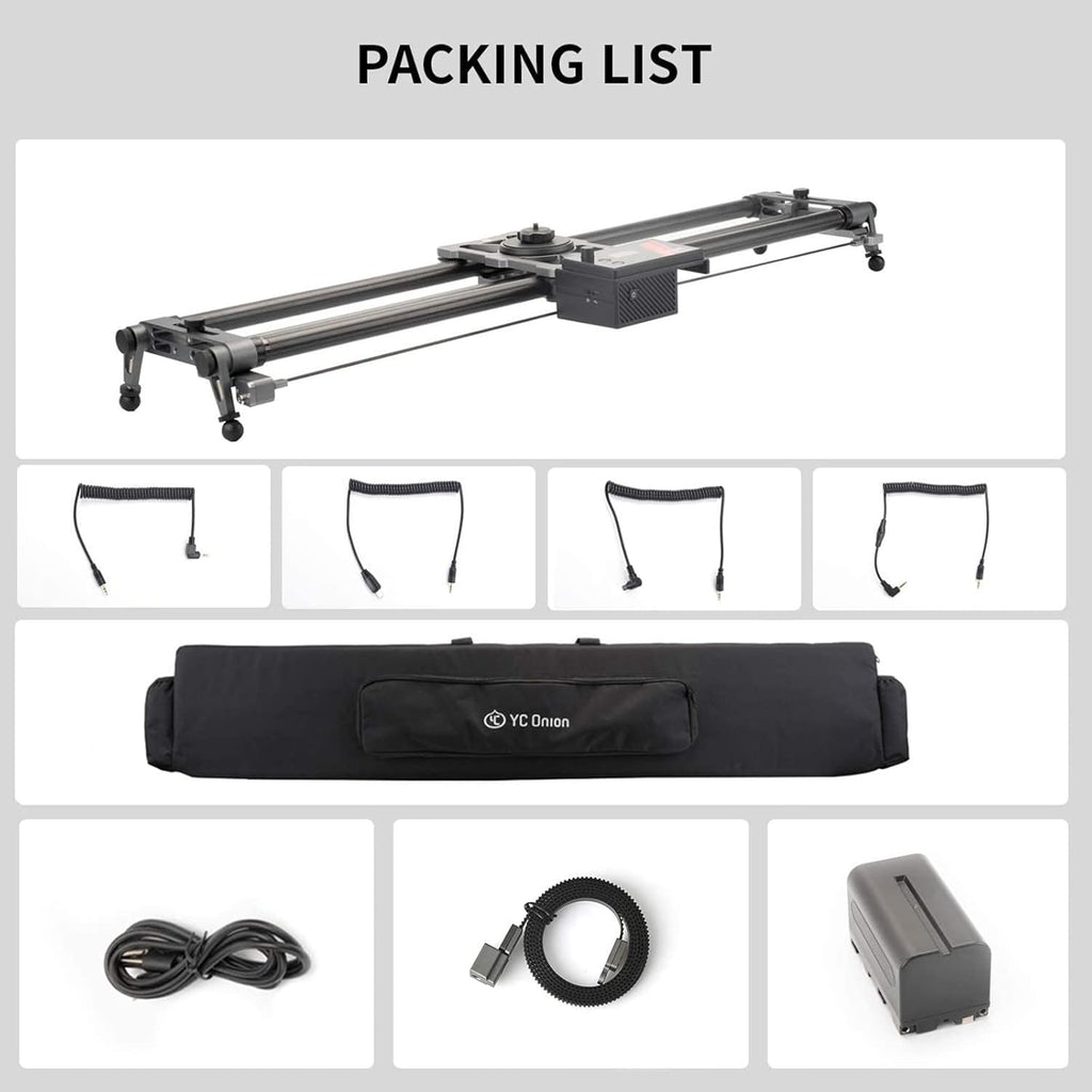 Motorized Camera Slider 80cm Carbon Fiber with APP Control V940