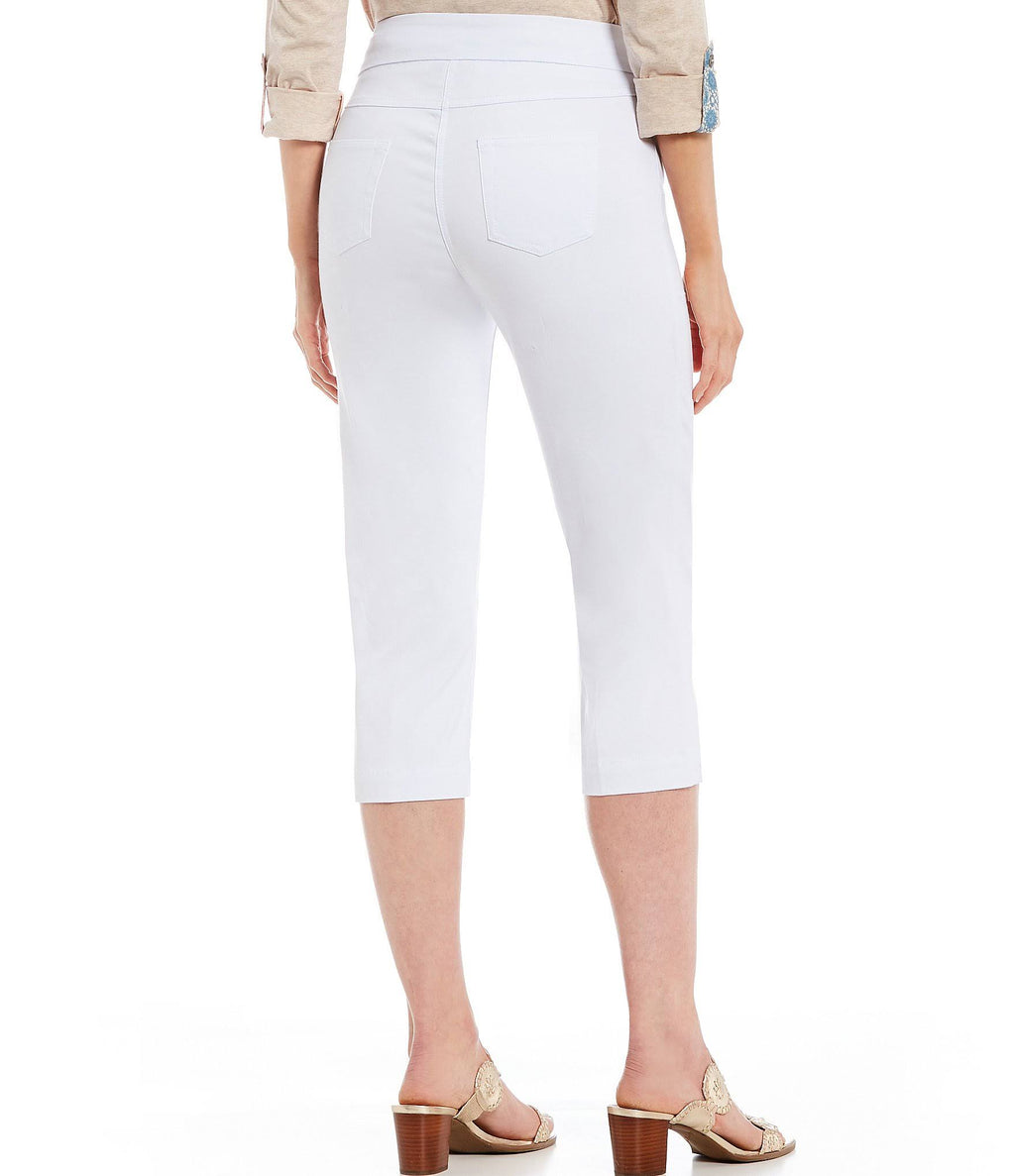 Denim Pull-On Capri Pants V870206