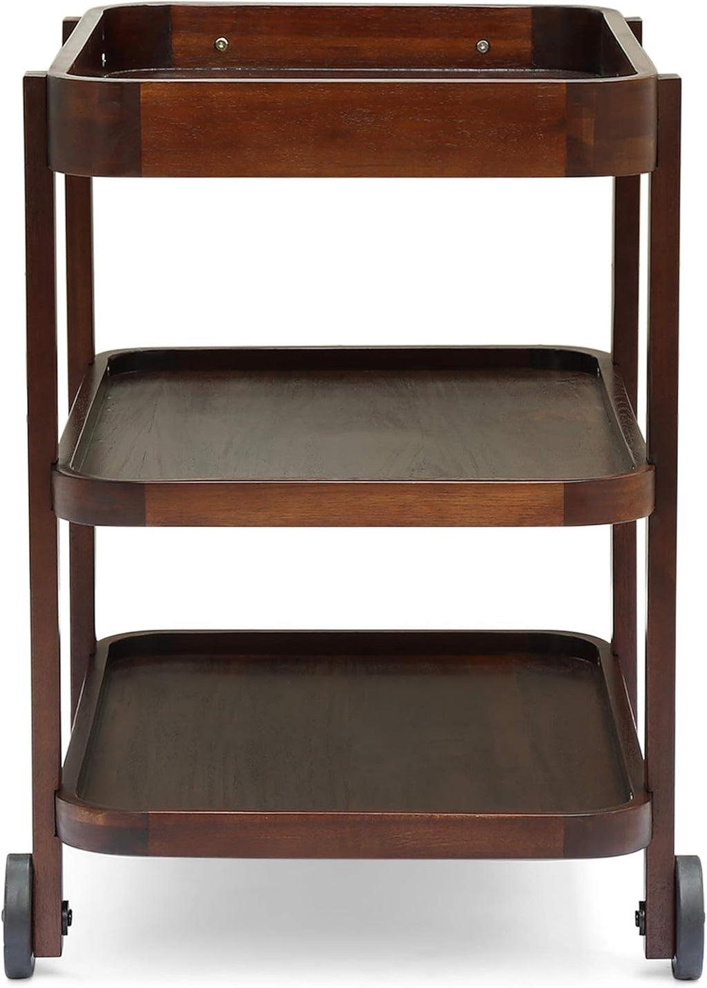3-Tier Solid Acacia Wood Bar Cart N174247