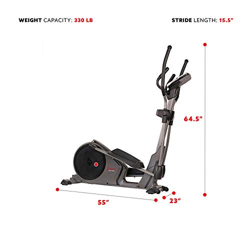 Programmable 16 Electro-Magnetic Elliptical Cross Trainer Exercise Machine L17592