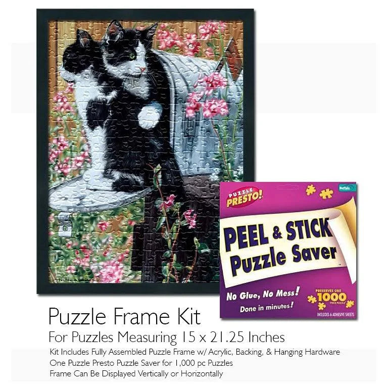 Jigsaw Puzzle Frame Kit for Puzzles Measuring 21.25x15 Inches X1799