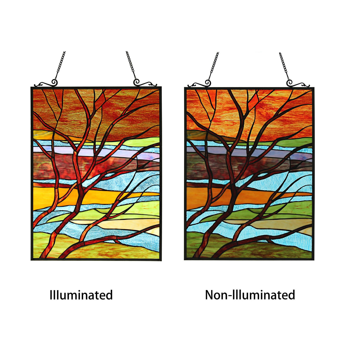 Multi-Color Window Panel Suncatcher L52973