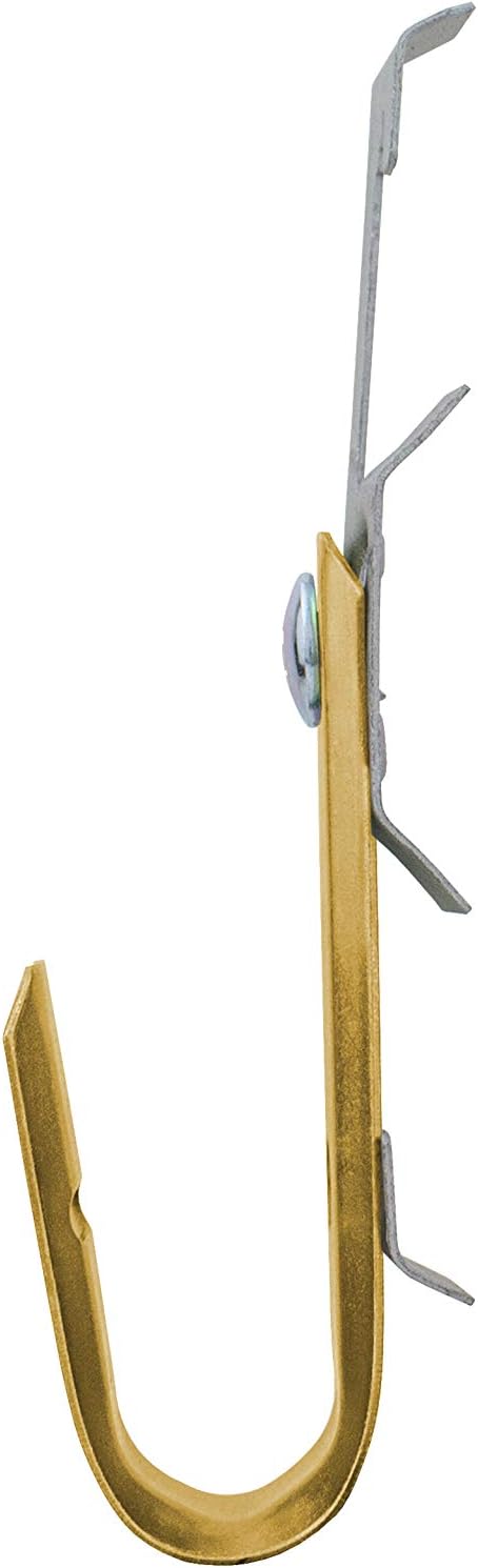Heavy Duty Metal Cable & Wire Support J-Hook Hangers with Bat Wing Clip K2119