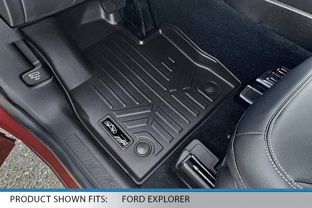 Black 3 Row Floor Mats and Cargo Liner Set S37035