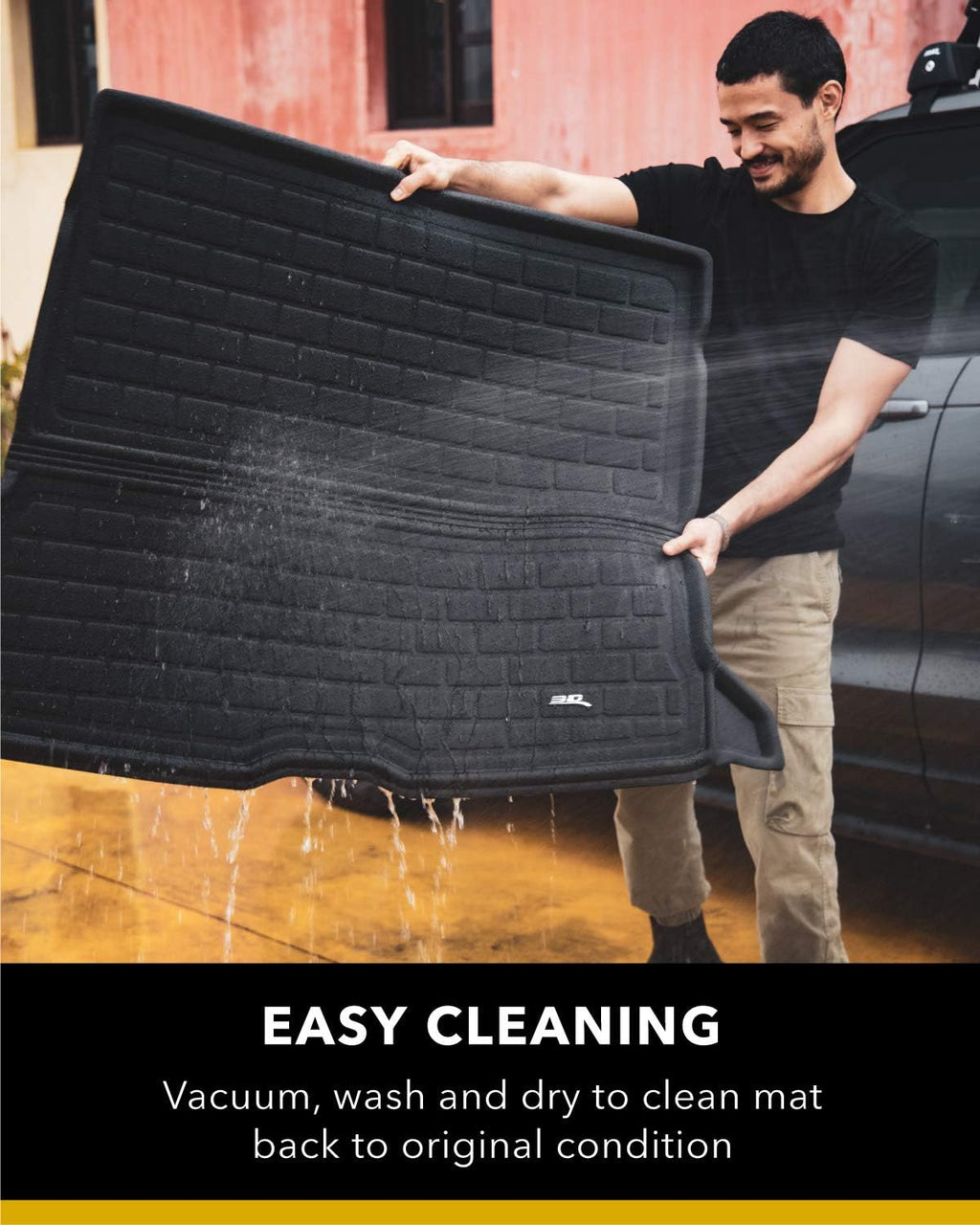 All-Weather Rear Trunk Well Mat for Tesla Model Y 7-Seat 2021 Custom Fit Cargo Liner G783773
