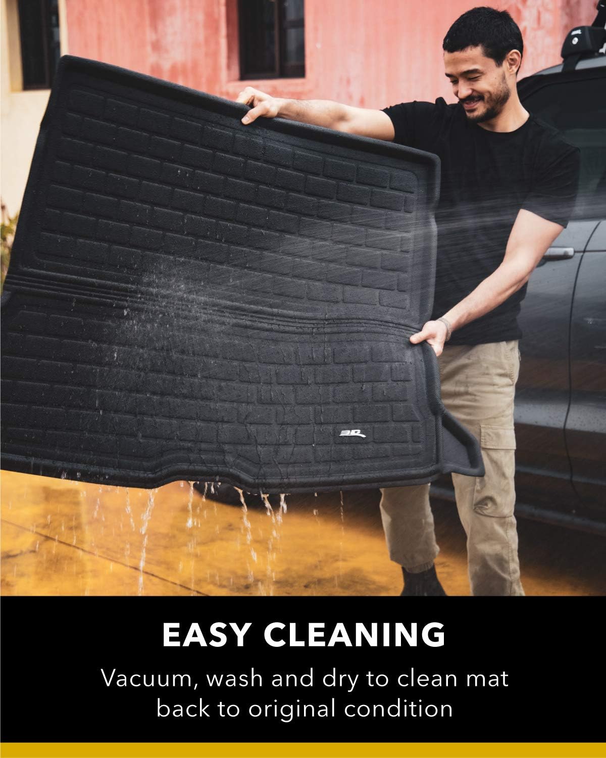 All-Weather Rear Trunk Well Mat for Tesla Model Y 7-Seat 2021 Custom Fit Cargo Liner G783773
