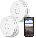 WiFi Smoke Detector Carbon Monoxide Detector Combo, 2 Pack C996