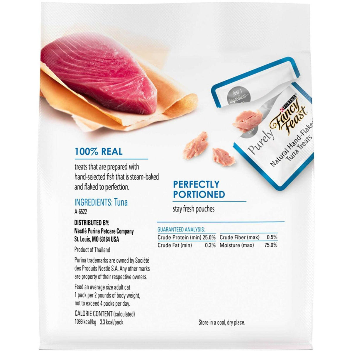 Natural Hand-Flaked Tuna Cat Treats F277