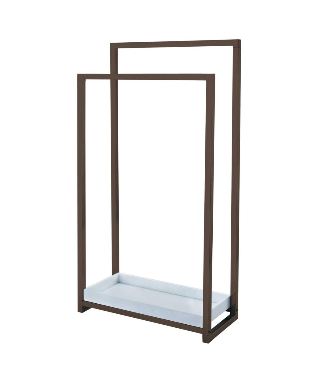 Oil Rubbed Bronze 2-Tier Steel Towel Rack V89277