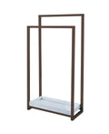 Oil Rubbed Bronze 2-Tier Steel Towel Rack V89277