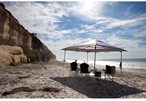 Instant Shade Outdoor Canopy Shelter Tent with Steel Frame and Rolling Bag K14352
