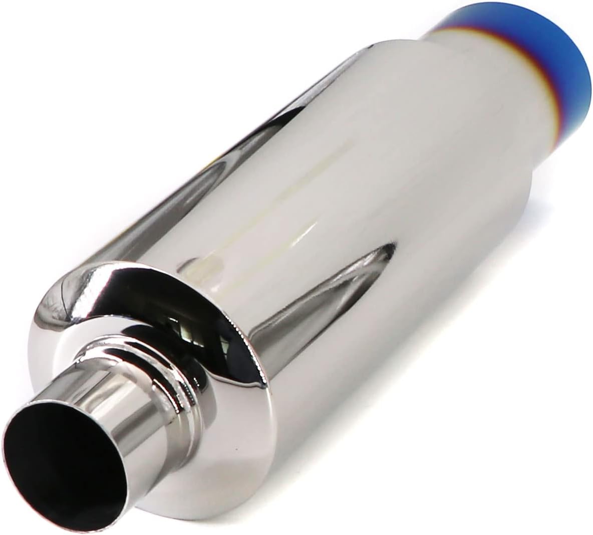 Blue Burnt Stainless Steel Exhaust Tip 18.5" Length Pack of 2 G754