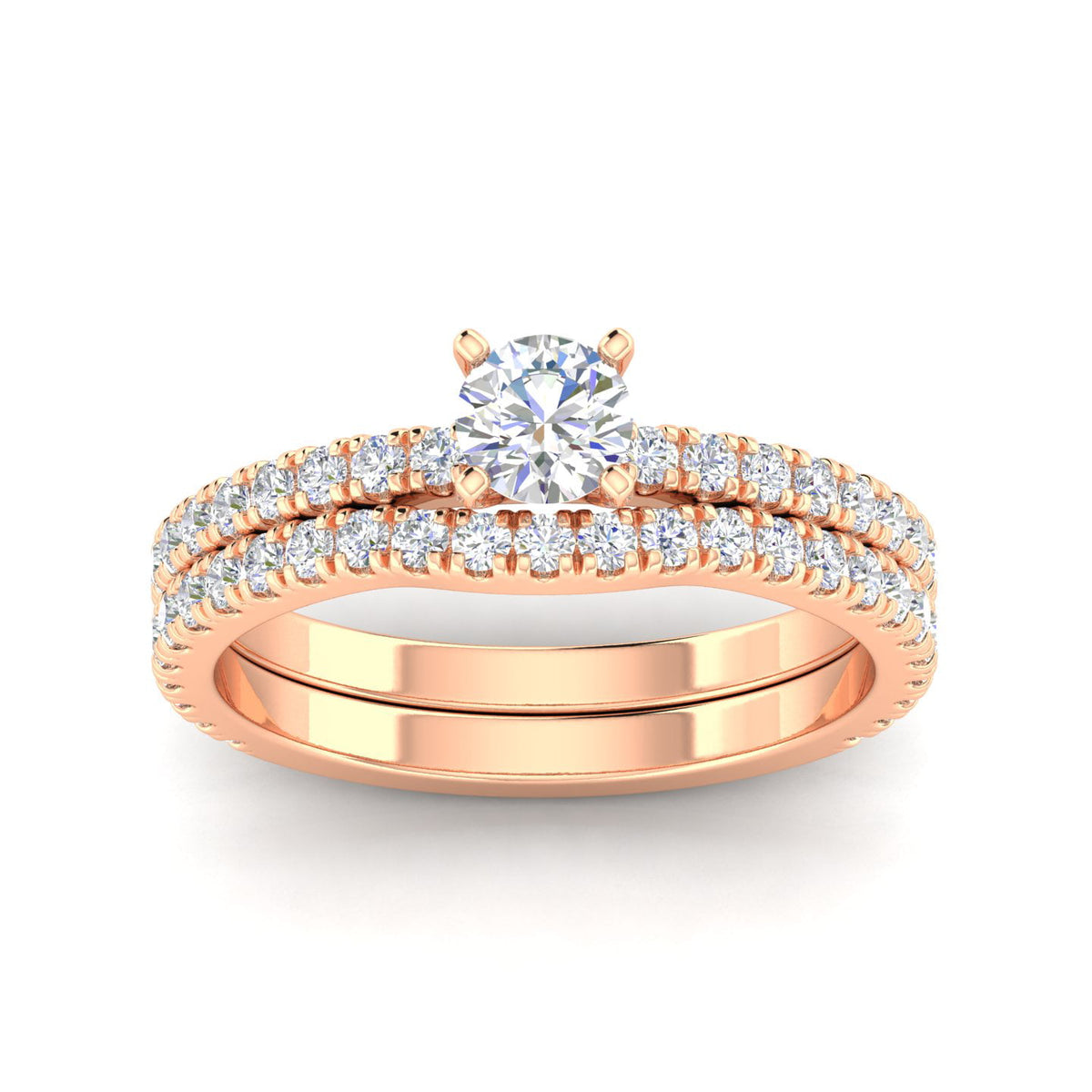 10k Rose Gold Solitaire Ring M82744