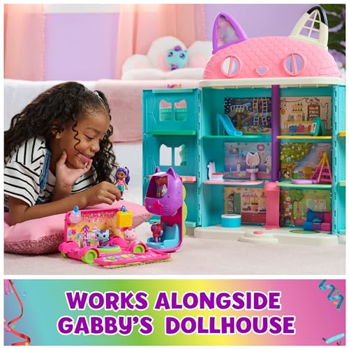 Purr-ific Pool Playset with Gabby and MerCat Figures, Color-Changing Mermaid Tails and Pool Accessories G618