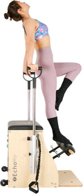Split-Pedal Stability Pilates Chair with Handles E691766