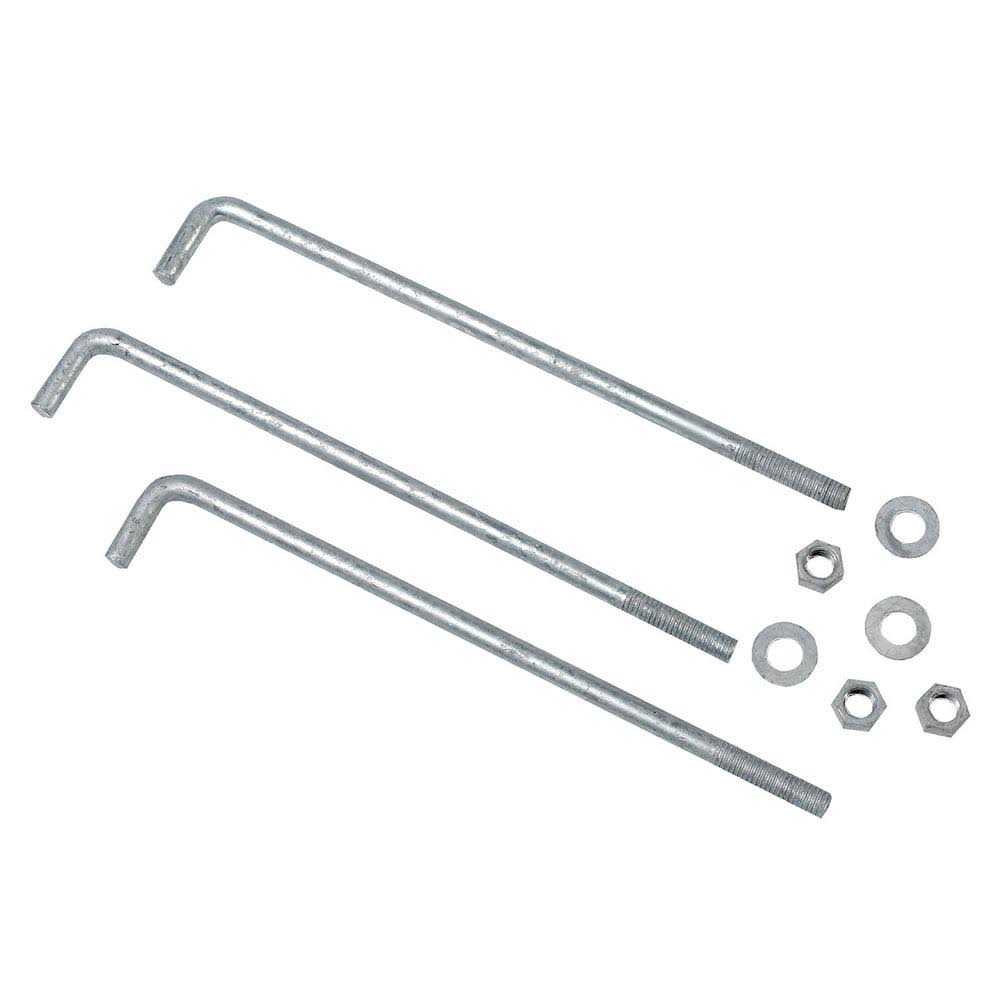 1/2 in. x 16 in. Galvanized Anchor Bolts (50-Pack) A844755