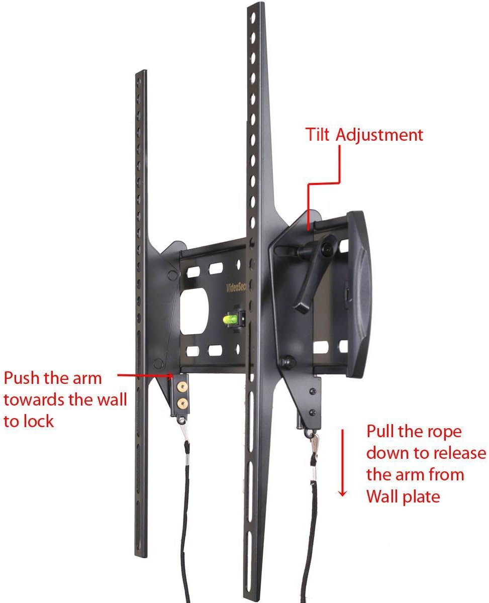 Tilt Low Profile TV Wall Mount for 26"-47" LED LCD TV with VESA 200x100 to 400x400 Y987