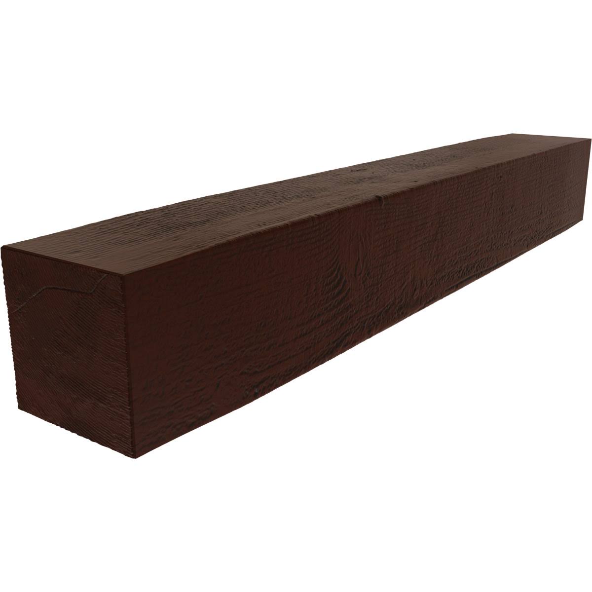 Rough Sawn Faux Wood Fireplace Mantel S95829