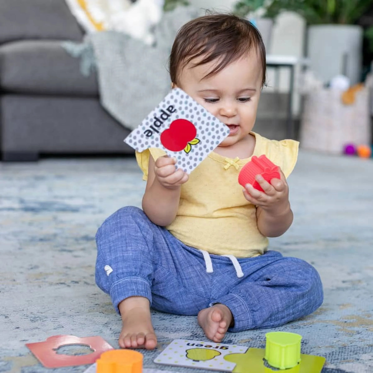 24-Piece Multicolor Fruit-Themed Jigsaw Puzzle I7742