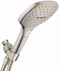 Brushed Nickel 5-inch Handheld Shower Head Set with Hose F9077