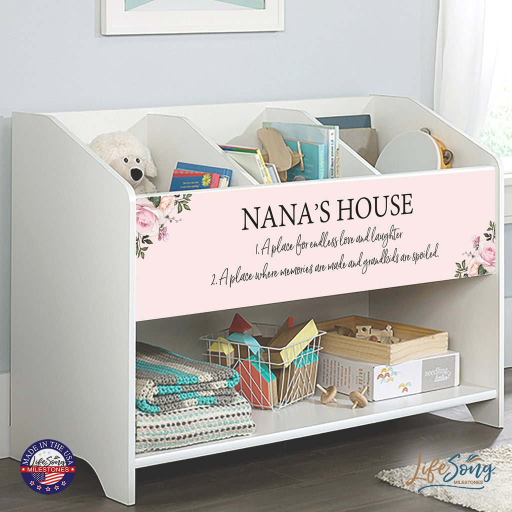 40.125 x 17.5 x 28.625 Bookcase Footboard Storage Box H317