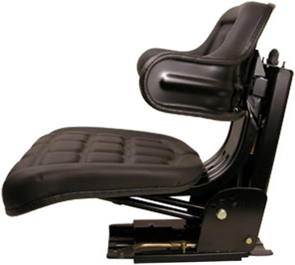 Black Universal Tractor Seat Susp w/ Base & Tracks Pack of 2 W24394