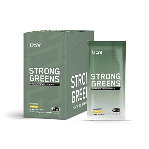 Lemon Superfood Greens Powder Drink Mix Packets L941