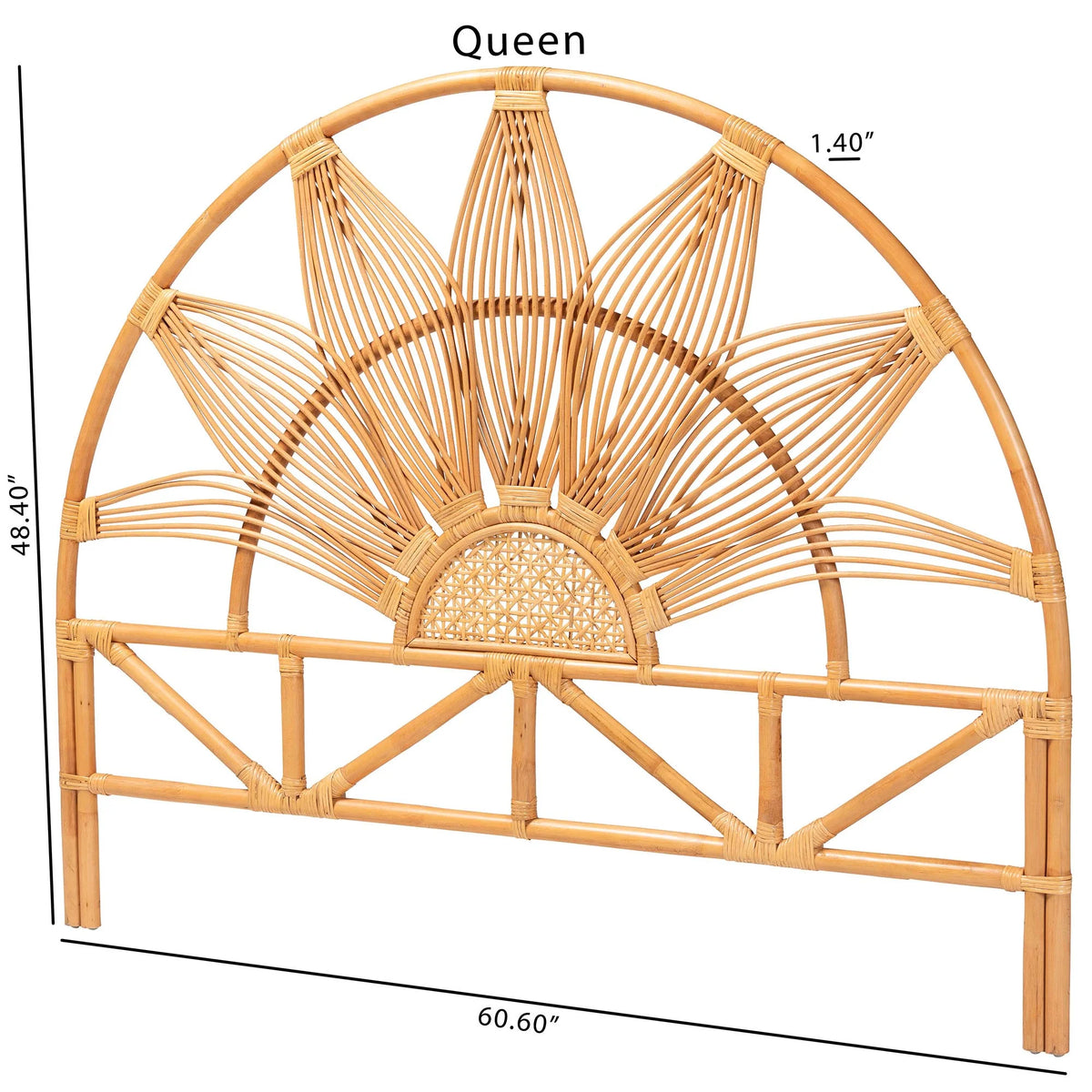 Queen Light Honey Standalone Headboard R473705