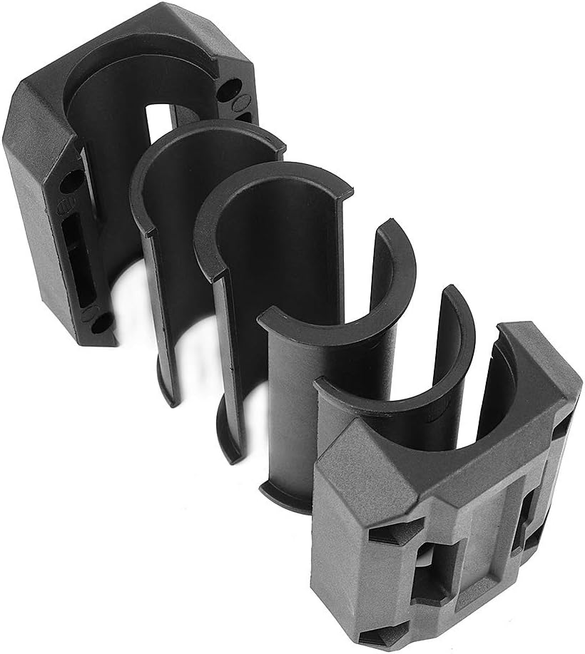 Black 3 Pair Universal Motorcycle Bumper Blocks Engine Guard Y1301