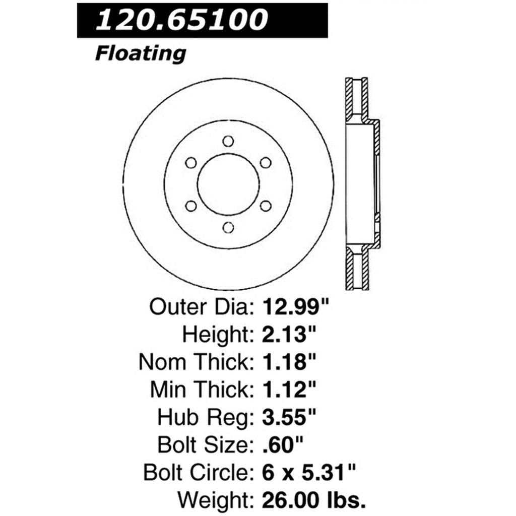 Sport Drilled/Slotted Brake Rotor P88452