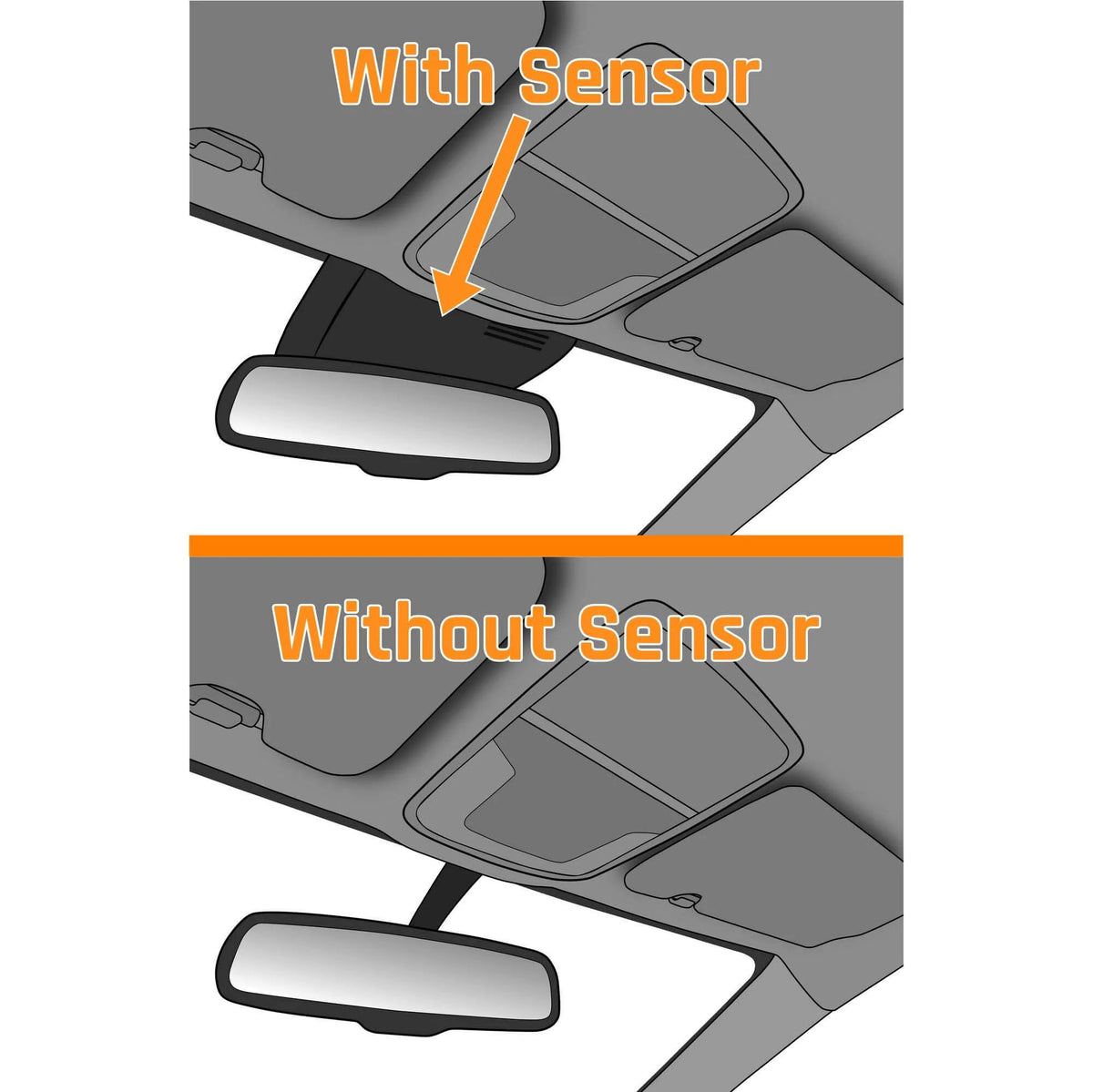 Custom-Fit Windshield Sun Shade for Ford Transit Van J823205