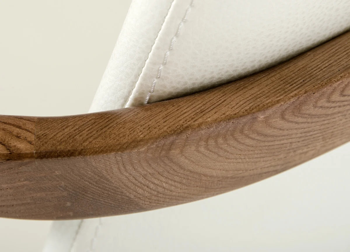 Walnut Cream Dining Chair E278