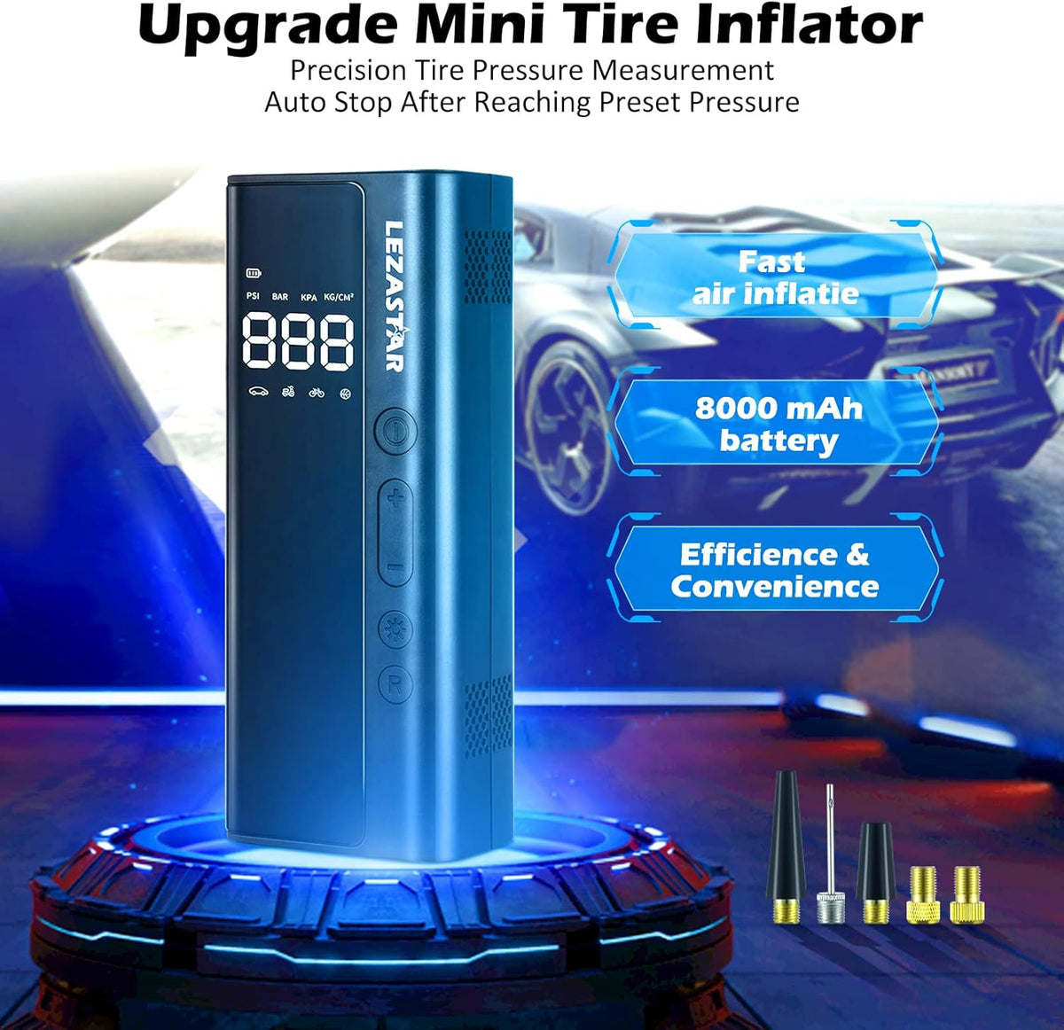 150 PSI Cordless Portable Air Compressor D4916