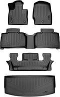 Black 3 Row Floor Mats and Cargo Liner Set S37035