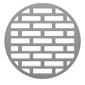 Polished Nickel Round Shower Drain R173