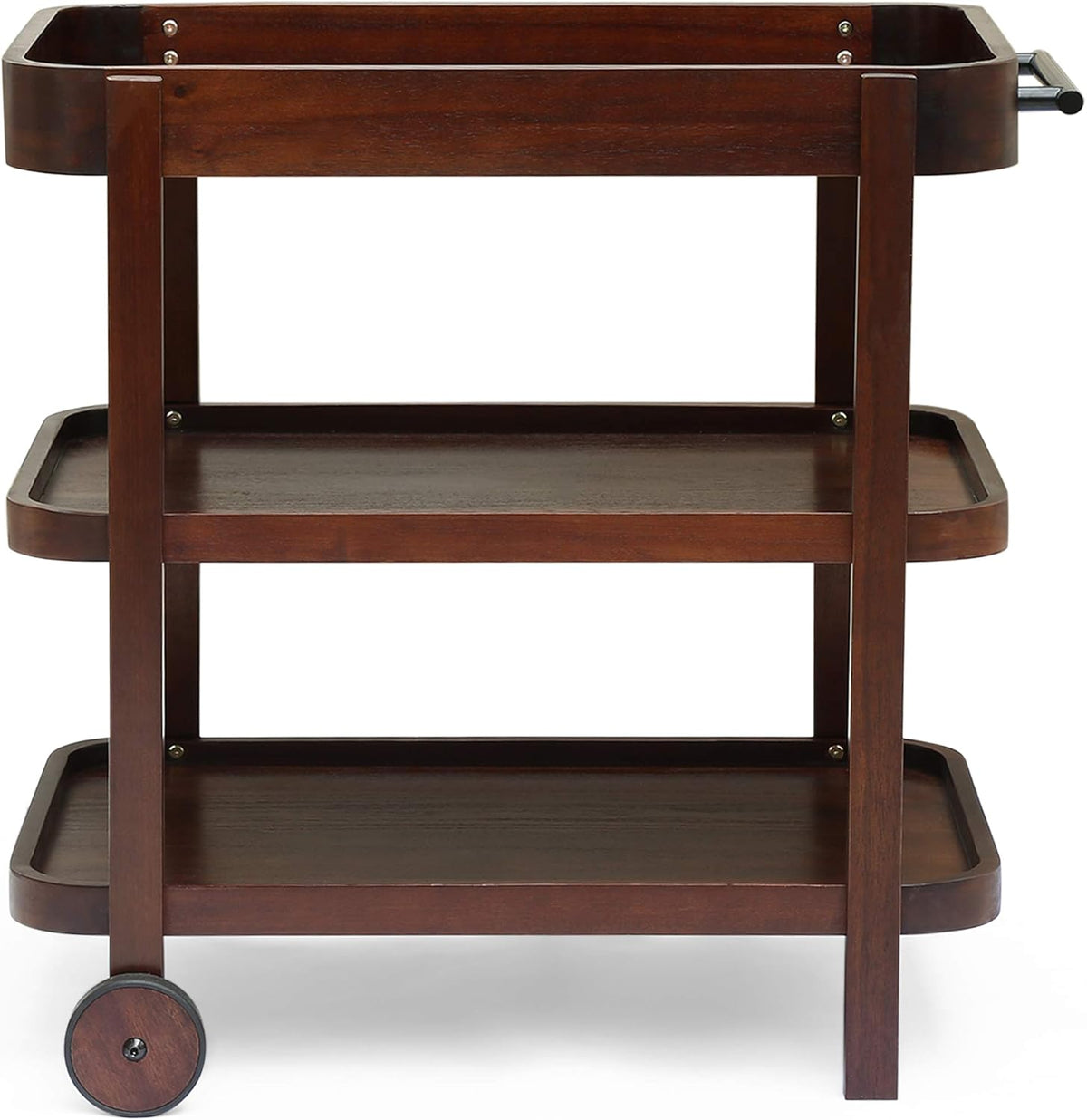 3-Tier Solid Acacia Wood Bar Cart N174247