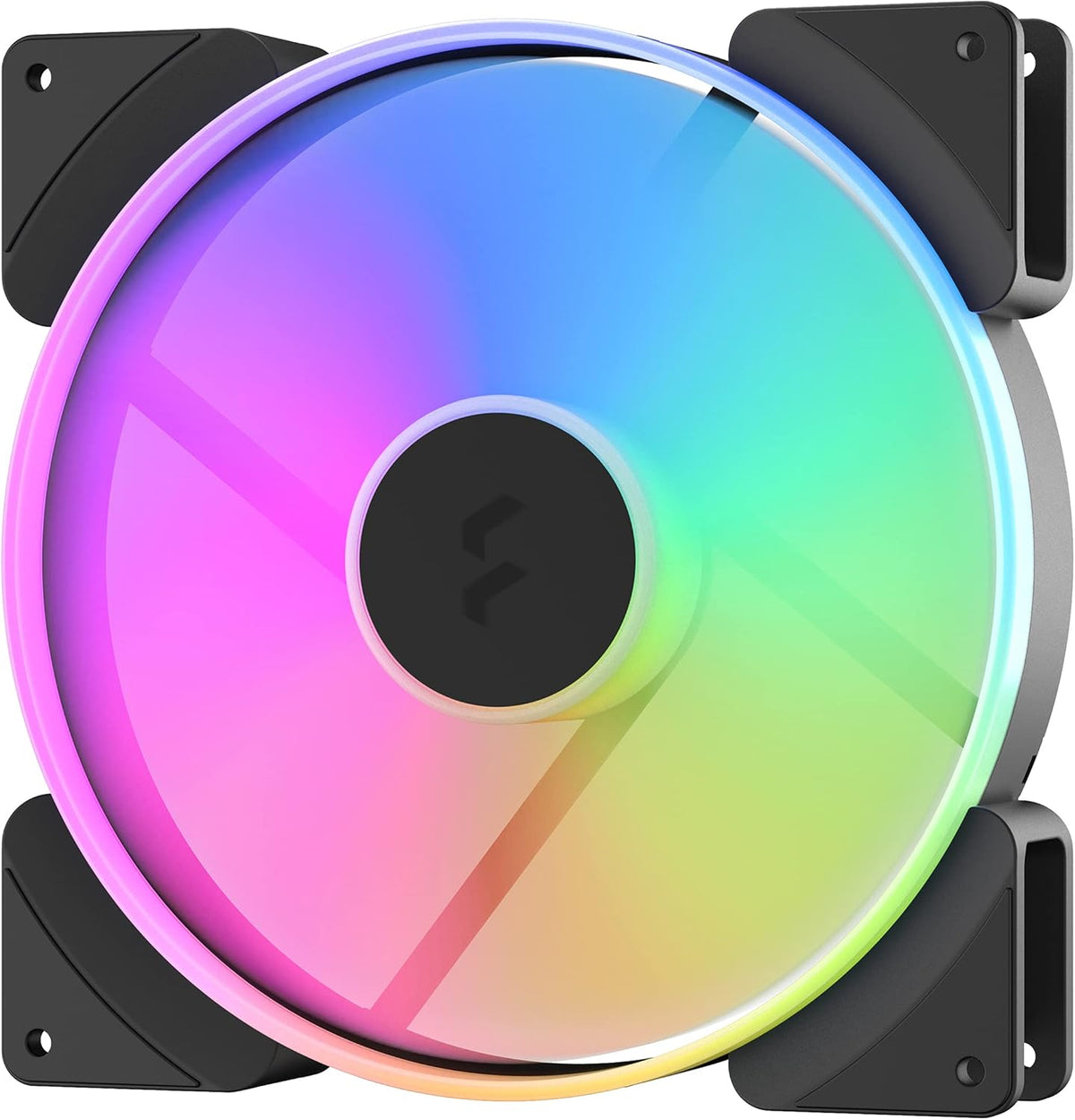 180 mm Addressable RGB LED Computer Case Fan (2-Pack) Z2556
