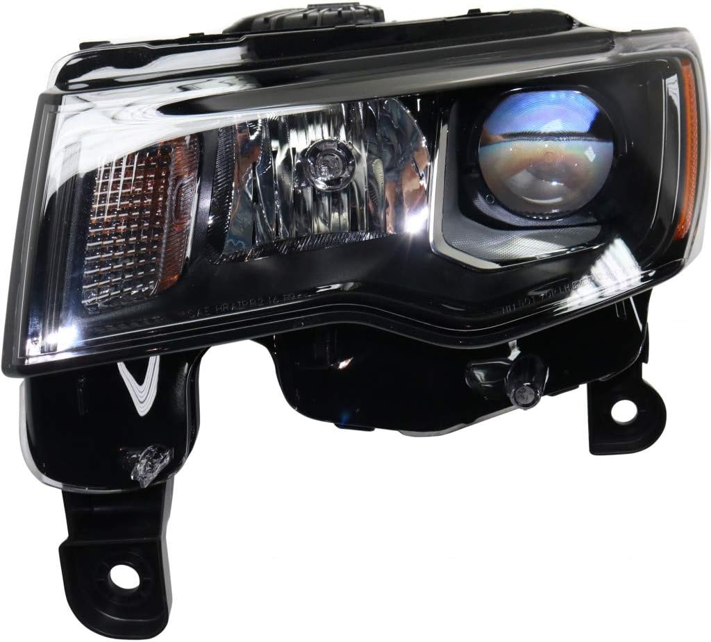 Driver Side Halogen Headlight Assembly for Jeep Grand Cherokee 2017 2018 2019 C3771