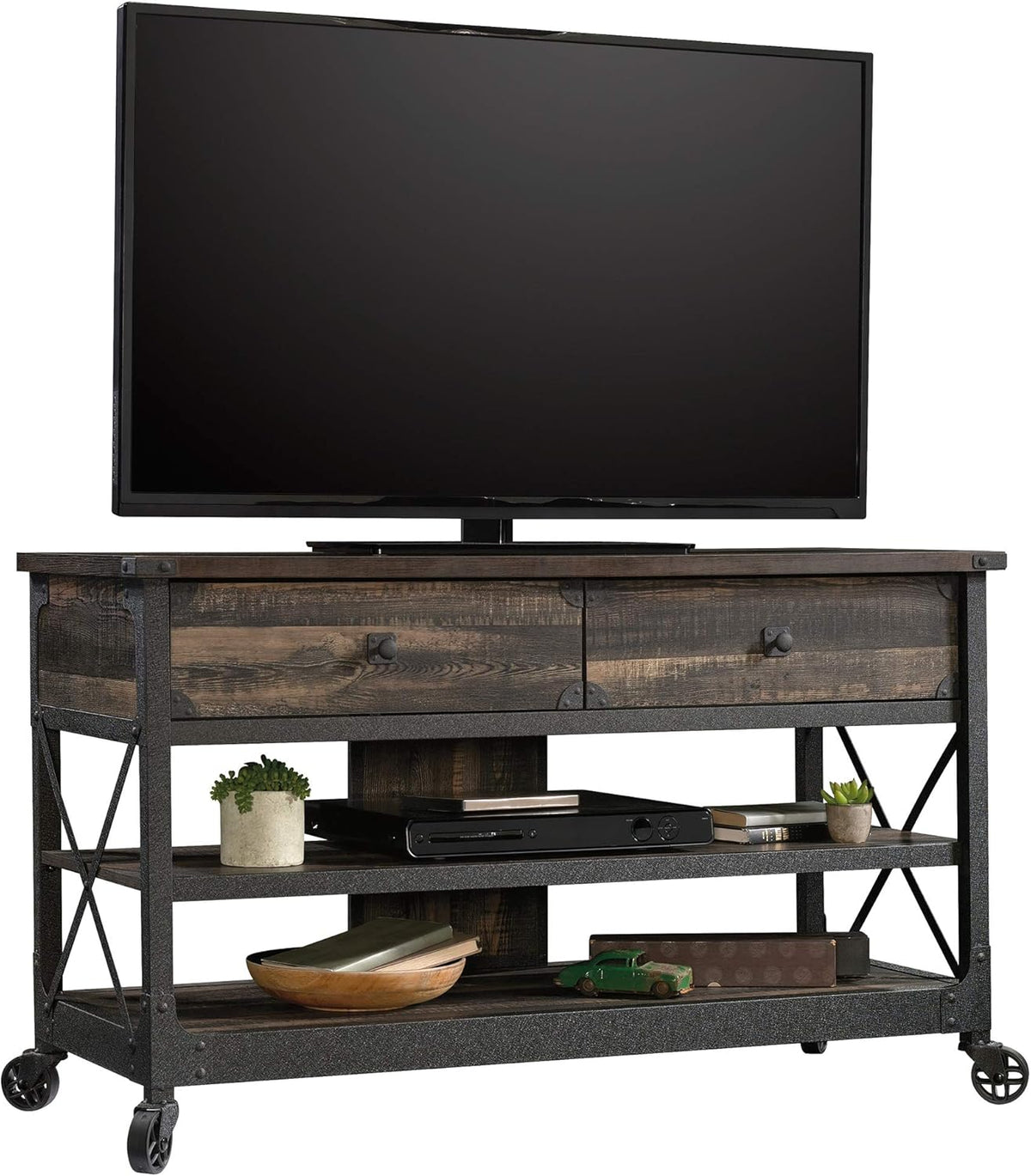 52 Carbon Oak Finish TV Stand X265