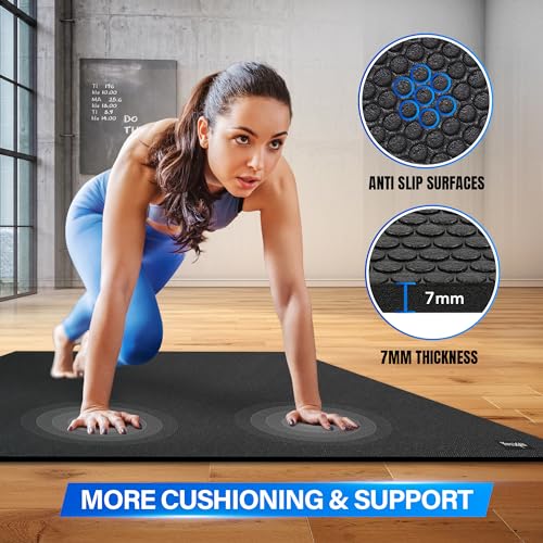 Large 6'x4'x7mm Foam Exercise Mat N13861