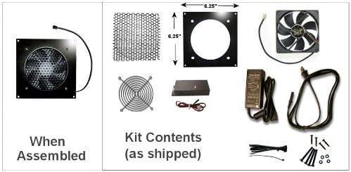 Programmable Thermal Controlled Cooling Kits (Metal, Single 120mm) U481